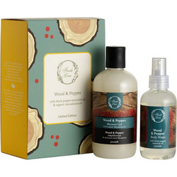 Fresh Line Wood Pepper Shower Gel 300ml + Body Water 150ml