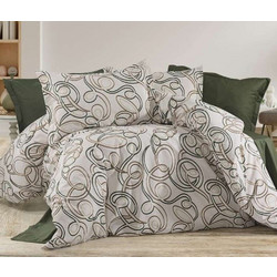 MayHome Σετ Σεντόνια King Size Βαμβακερά με Λάστιχο 260x240 2520429261