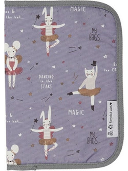 My Bag's Magic Ballarinas Θήκη Βιβλιαρίου Υγείας για Κορίτσι Μπλε 27x19cm