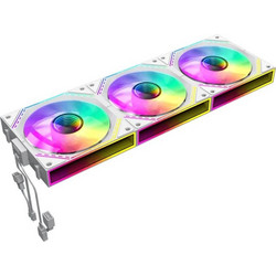Gamemax FN12A-S3I Case Fan 120mm ARGB με Σύνδεση 3-Pin 4-Pin PWM 3τμχ White