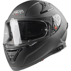 Pilot Helmets Snake Black Κράνος Μηχανής Full Face 1550gr