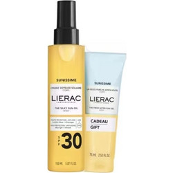 Lierac Sunissime The Silky Sun Body Oil SPF30 150ml + The Fresh After Sun Gel 75ml