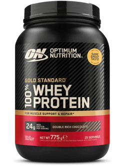 Optimum Nutrition Gold Standard 100% Whey Double Rich Chocolate Πρωτεΐνη Ορού Γάλακτος Γράμμωσης 768gr
