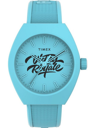 Timex Ανδρικό Ρολόι με Γαλάζιο Καουτσούκ Λουράκι TW2W96900