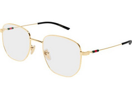 Gucci GG2140OK 001 Ανδρικός Σκελετός Γυαλιών Οράσεως Μεταλλικός Χρυσός