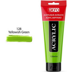 EFO 128 Yellowish Green Ακρυλικό Χρώμα Ζωγραφικής 120ml