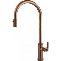 Armando Vicario Urban 400702-225 Μπαταρία Κουζίνας Πάγκου Διπλής Παροχής Ανάμεικτη με Ντουζ Μπρονζέ
