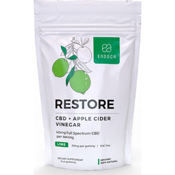 Endoca Restore CBD Lime 30 Ζελεδάκια
