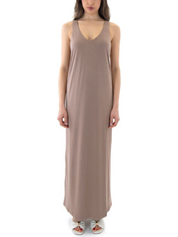 Zoya Maxi Καλοκαιρινό Καθημερινό Φόρεμα Καφέ 1651.356.0421