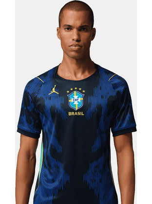 Nike Cbf Df Jsy SS Stad Aw3 Ανδρικό Αθλητικό T-Shirt Navy Μπλε IU1072-417