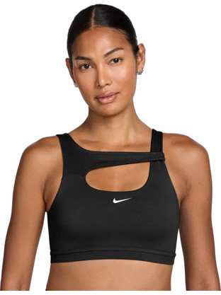 Nike One Αθλητικό Μπουστάκι με Μέτρια Στήριξη & Ελαφριά Ενίσχυση Μαύρο IB9926-010