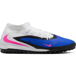 Nike Phantom 6 High Academy TF HQ2277-446 Ποδοσφαιρικά Παπούτσια με Σχάρα και Καλτσάκι Μπλε Μπεζ