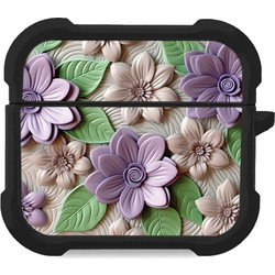 Sonique 3D Flower Series Θήκη Σιλικόνης για Apple AirPods 3 Βιολετί