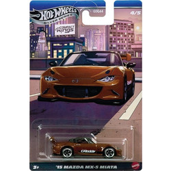 Mattel Hot Wheels Silver Series Compact Kings '15 Mazda MX-5 Miata