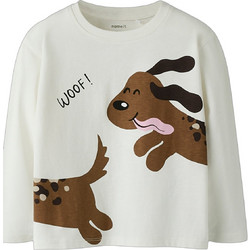 Name It Παιδικό T-Shirt Μακρυμάνικο Μπεζ Καφέ 13253205