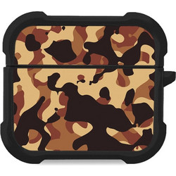Sonique Camouflage Army Series Θήκη Σιλικόνης για Apple AirPods 3 Καφέ 01
