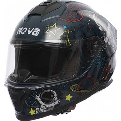 Nova FF802 Junior Spaceboy Multicolor Κράνος Μηχανής Full Face 980gr