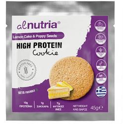 Alnutria High Protein Cookie Lemon Cake Poppy Seeds 45gr