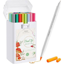 Ohuhu Art Brush & Fineliner Μαρκαδόροι Ζωγραφικής Σετ 40 Χρώματα