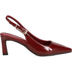 Migato Γόβες Slingback Δερμάτινες με Λεπτό Ψηλό Τακούνι Μπορντό 100041221-009
