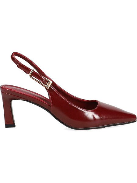 Migato Γόβες Slingback Δερμάτινες με Λεπτό Ψηλό Τακούνι Μπορντό 100041221-009