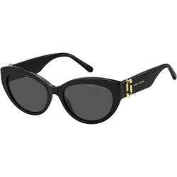 Marc Jacobs MARC883/S 807/IR Γυναικεία Γυαλιά Ηλίου Cat Eye Κοκάλινα Μαύρα με Μαύρο Φακό