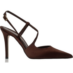 Sante Γόβες Slingback με Τακούνι Στιλέτο Σοκολατί 25-664-32