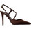Sante Γόβες Slingback με Τακούνι Στιλέτο Σοκολατί 25-664-32