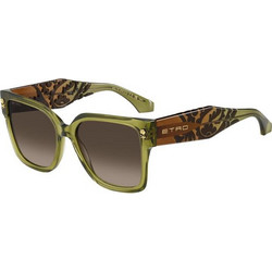 Etro 0127/S 1ED/HA Γυναικεία Γυαλιά Ηλίου Τετράγωνα Κοκάλινα Πράσινα με Καφέ Φακό