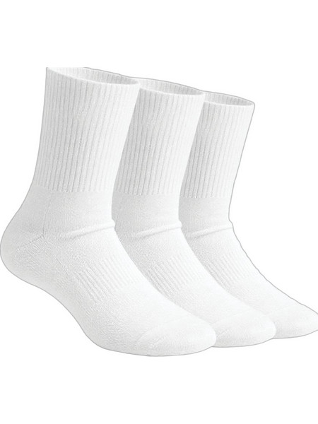 Benation Ανδρικές Κάλτσες Ψηλές Λευκές 3Pack 25400-02