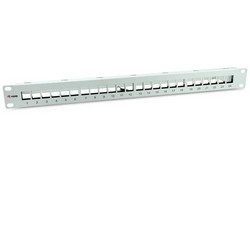 Equip 769326 Patch Panel Keystone Rack 1U 19" 24 Θυρών Cat.6a Shielded FTP