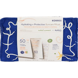 Korres Yoghurt Face Cream SPF50 50ml + Foaming Cream Cleanser 20ml