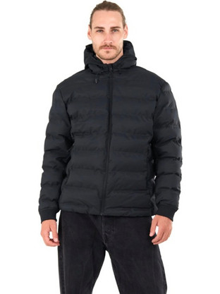 Fundango Ανδρικό Μπουφάν Χειμωνιάτικο Puffer Μαύρο 1JAAF20