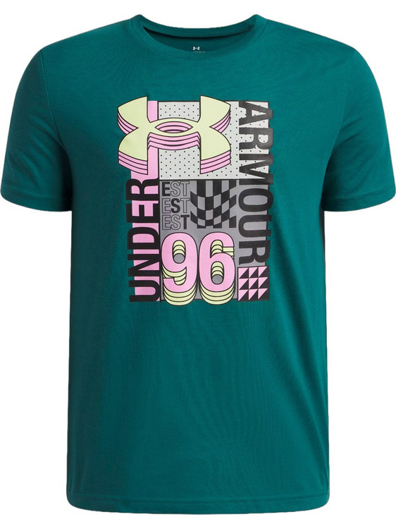 Under Armour Παιδικό T-Shirt Κοντομάνικο Πράσινο 6009271-338