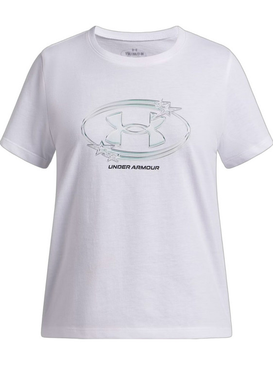 Under Armour Παιδικό T-Shirt Κοντομάνικο Λευκό 6009718-100