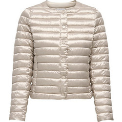 Only Γυναικείο Μπουφάν Puffer Κοντό Μπεζ 15360969