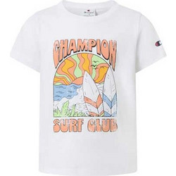Champion Παιδικό T-Shirt Κοντομάνικο Λευκό 405387-WW006