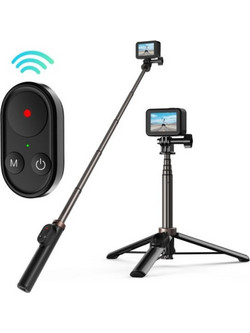 Telesin TE-RCSS-001 Selfie Stick & Τρίποδο για Action Cameras (Universal) με Τηλεχειριστήριο