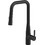 Orabella Comfort 20123 Μπαταρία Κουζίνας Πάγκου Διπλής Παροχής Ανάμεικτη με Ντουζ Μαύρη