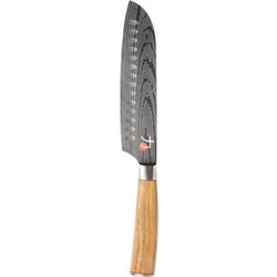 Bergner Tetsu Μαχαίρι Santoku από Ανοξείδωτο Ατσάλι Επαγγελματικό 17.5cm