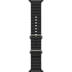 Hoco WA12 Λουράκι Σιλικόνης Black (Apple Watch 42 / 44 / 45 / 49mm)