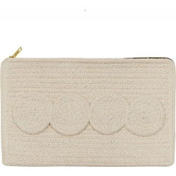 Kentia Purse 263 Γυναικείο Νεσεσέρ Παραλίας 30x18cm Μπεζ