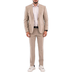 Lexton Wool Mix Casual Ανδρικό Κοστούμι Καλοκαιρινό με Κανονική Εφαρμογή Εκρού 06.35