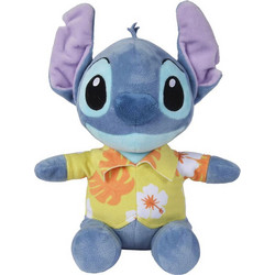 Simba Disney Stitch με Χαβανέζικο Πουκάμισο Κίτρινο 28cm