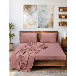MADI Σεντόνι Υπέρδιπλο 240x260 Sleek Pink