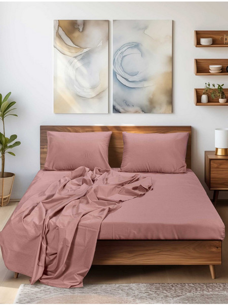 MADI Σεντόνι Υπέρδιπλο 240x260 Sleek Pink