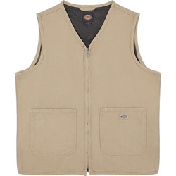 Dickies Αμάνικο Ανδρικό Μπουφάν Puffer Μπεζ DK0A88GP0DS