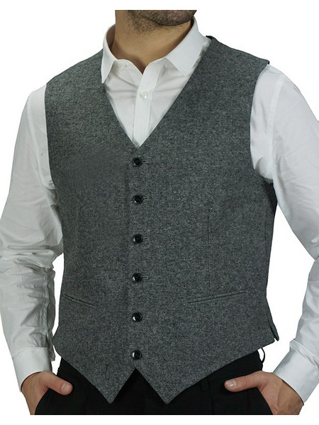 Jack & Jones Χειμερινό Ανδρικό Γιλέκο Casual με Στενή Εφαρμογή Ανθρακί 12127887