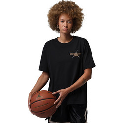 Jordan Sport Γυναικείο Αθλητικό T-Shirt Μαύρο Χρυσό IF2221-011