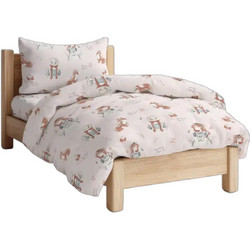 Borea Σετ Παιδικά Σεντόνια Μονά Βαμβακερά 160x250 Anne Pink 3τμχ